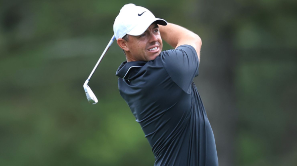 
Rory McIlroy and Bryson DeChambeau cut into Justin Rose’s lead at the Masters
