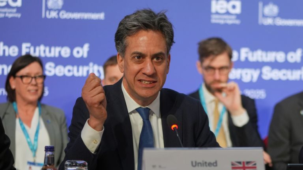 'Bring on the fight' over net zero, energy secretary Ed Miliband tells critics