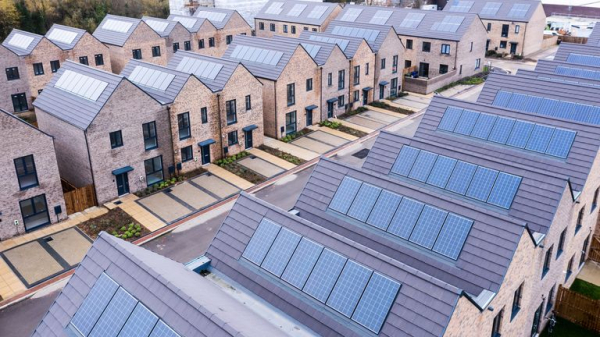 End the 'absolute scandal' of new homes built without solar panels, government urged End the 'absolute scandal' of new homes built without solar panels, government urged