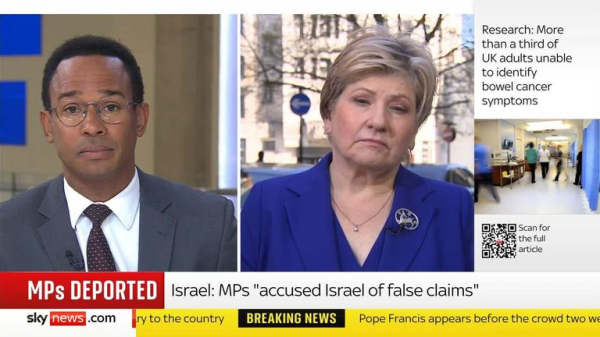 Furious row after Labour MPs denied entry to Israel - as Lammy criticises 'disgraceful' Badenoch response