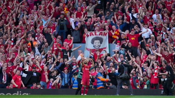 Liverpool win Premier League title to equal Man Utd's record Liverpool win Premier League title to equal Man Utd's record