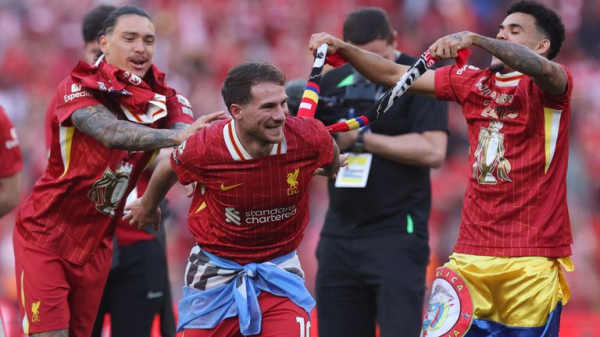 Liverpool win Premier League title to equal Man Utd's record Liverpool win Premier League title to equal Man Utd's record