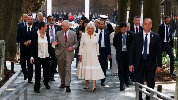 The King's cancer diagnosis feels a world away after trip to Italy with the Queen