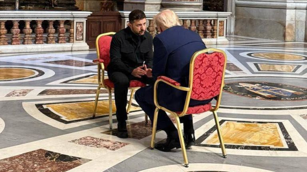 Trump and Zelenskyy hold potentially 'historic' meeting ahead of Pope's funeral