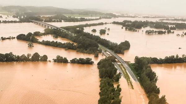 Australia floods: Natural disaster declared in New South Wales as four months of rain falls in just two days