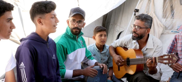Songs of hope rise from Gaza’s ruins
 Songs of hope rise from Gaza’s ruins
