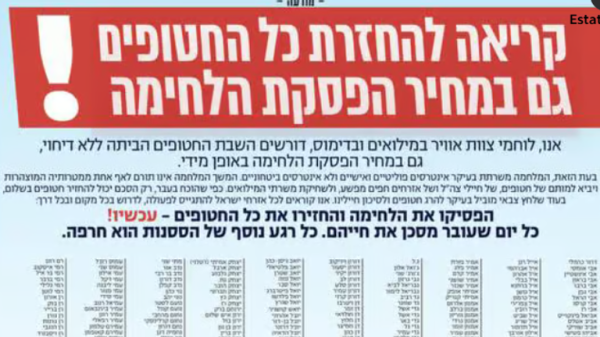 Israeli pilots' protest letter reveals deepening rift over ongoing war in Gaza