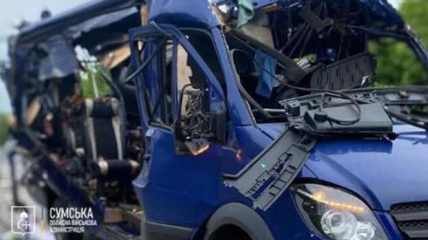 Nine killed in Russian attack on civilian bus, Ukraine's military says Nine killed in Russian attack on civilian bus, Ukraine's military says