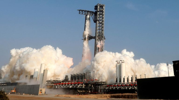 SpaceX Starship rocket spins out of control on test flight, marking third failure in a row SpaceX Starship rocket spins out of control on test flight, marking third failure in a row