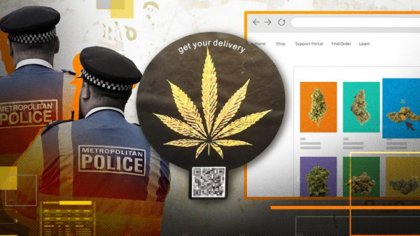 The online drug trade behind QR code stickers plastered on streets across the UK  The online drug trade behind QR code stickers plastered on streets across the UK