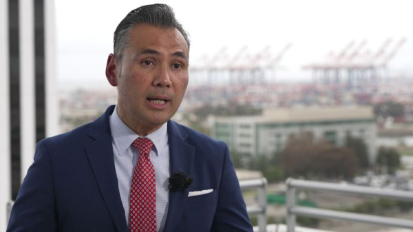 Trump's tariffs hit the West's busiest port - with traffic down by nearly a third