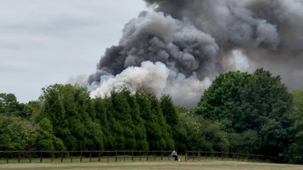 Two firefighters and one other person die after fire at former RAF base in Oxfordshire Two firefighters and one other person die after fire at former RAF base in Oxfordshire