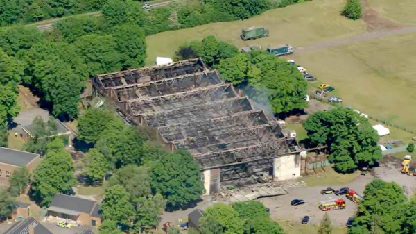 Two firefighters and one other person die after fire at former RAF base in Oxfordshire Two firefighters and one other person die after fire at former RAF base in Oxfordshire