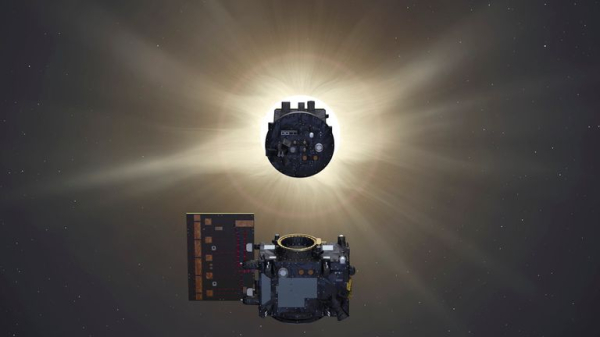 Artificial solar eclipse created by 'driverless' spacecraft in world first