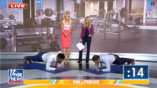 Can you hold a plank longer than others your age? Fox hosts test their core strength Can you hold a plank longer than others your age? Fox hosts test their core strength