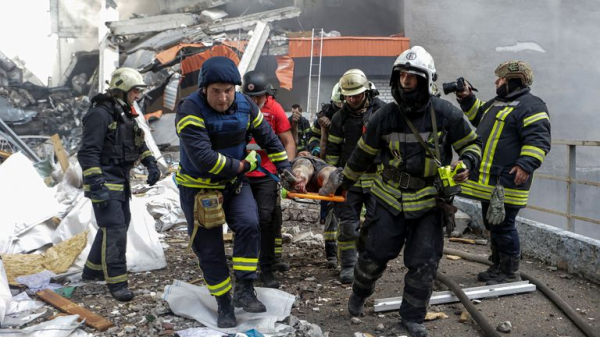 Deadly Russian strikes condemned as 'savage' - as dozens more injured in Ukrainian city Deadly Russian strikes condemned as 'savage' - as dozens more injured in Ukrainian city
