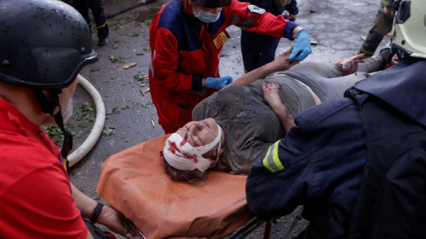 Deadly Russian strikes condemned as 'savage' - as dozens more injured in Ukrainian city Deadly Russian strikes condemned as 'savage' - as dozens more injured in Ukrainian city