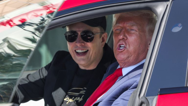 Elon Musk post claiming that Donald Trump appears in Epstein files removed from X