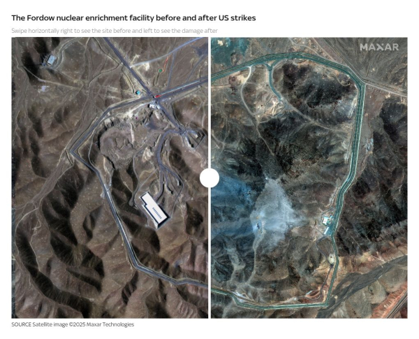 Iranian nuclear sites sustained 'extremely severe damage' after US strikes, Pentagon says Iranian nuclear sites sustained 'extremely severe damage' after US strikes, Pentagon says