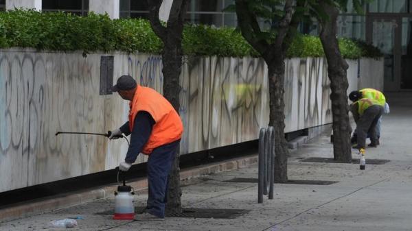 Los Angeles protests: Curfew comes into force - as California's governor steps up his attack on Donald Trump