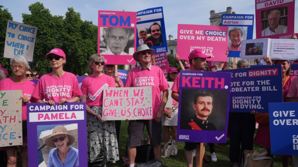 MPs back legalising assisted dying in England and Wales after historic Commons vote