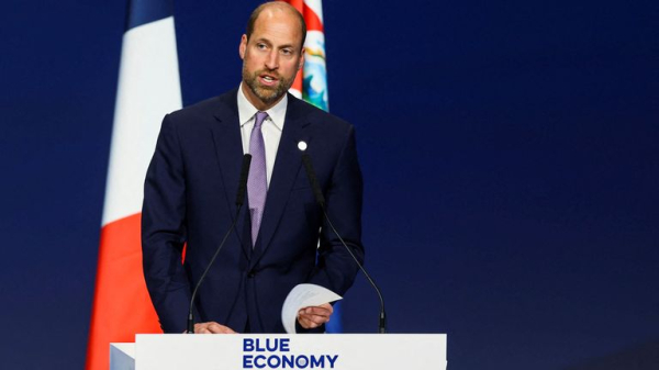 Prince William warns world's oceans are 'diminishing before our eyes' in call for urgent action Prince William warns world's oceans are 'diminishing before our eyes' in call for urgent action