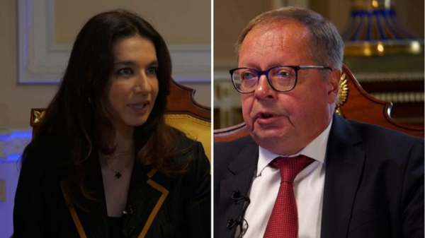 Russian ambassador partly blames UK for Ukrainian drone attack