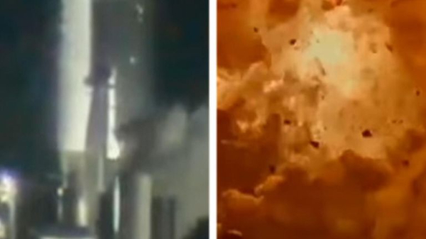 SpaceX rocket being tested explodes into giant fireball before launch in Texas