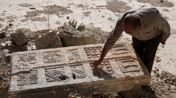 Syrian contractor discovers ancient Byzantine tomb complex during construction  Syrian contractor discovers ancient Byzantine tomb complex during construction