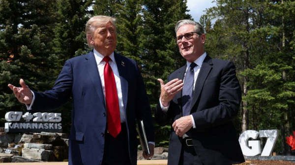 US-UK trade deal 'done', says Trump as he meets Starmer at G7 US-UK trade deal 'done', says Trump as he meets Starmer at G7