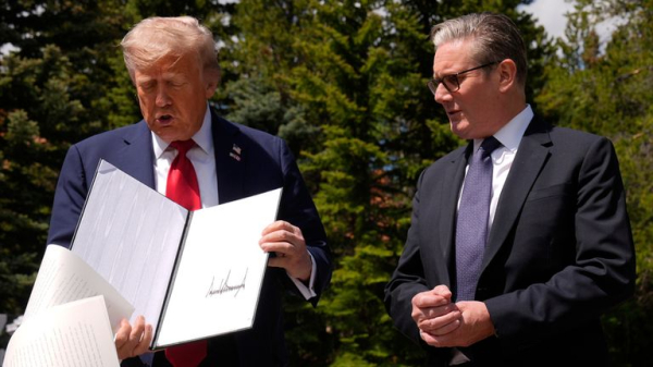 US-UK trade deal 'done', says Trump as he meets Starmer at G7