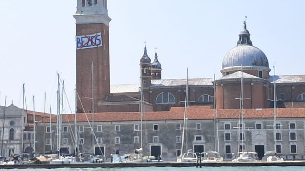 Why are activists protesting against Jeff Bezos's Venice wedding?