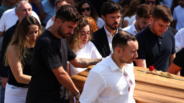 Diogo Jota: Liverpool players join mourners as Premier League star and his brother Andre Silva buried in Portugal Diogo Jota: Liverpool players join mourners as Premier League star and his brother Andre Silva buried in Portugal