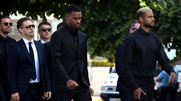 Diogo Jota: Liverpool players join mourners as Premier League star and his brother Andre Silva buried in Portugal Diogo Jota: Liverpool players join mourners as Premier League star and his brother Andre Silva buried in Portugal