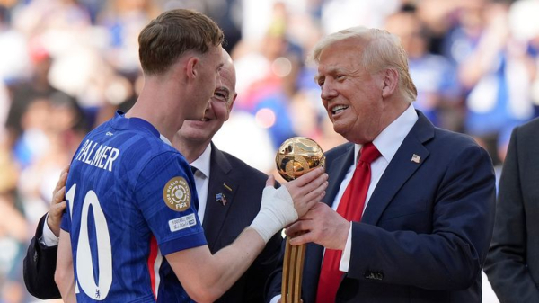 FIFA president Gianni Infantino celebrates Club World Cup - but how much of the globe was watching? FIFA president Gianni Infantino celebrates Club World Cup - but how much of the globe was watching?