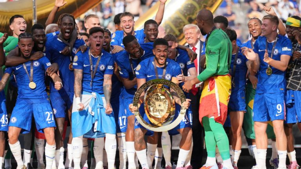 FIFA president Gianni Infantino celebrates Club World Cup - but how much of the globe was watching? FIFA president Gianni Infantino celebrates Club World Cup - but how much of the globe was watching?