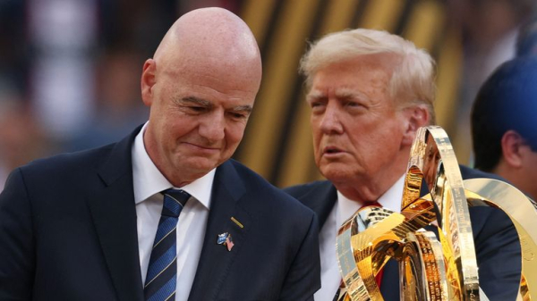 FIFA president Gianni Infantino celebrates Club World Cup - but how much of the globe was watching? FIFA president Gianni Infantino celebrates Club World Cup - but how much of the globe was watching?