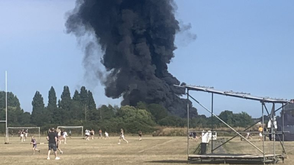 Fireball at Southend Airport after small plane crashes Fireball at Southend Airport after small plane crashes