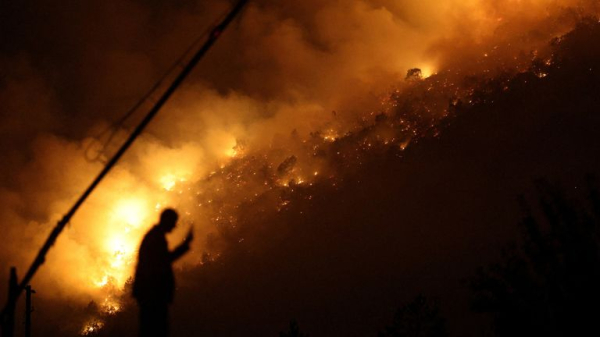 Firefighters tackle blazes as wildfires break out in Greece, Turkey and Albania Firefighters tackle blazes as wildfires break out in Greece, Turkey and Albania