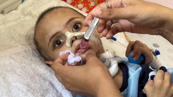 Inside Gaza's Nasser Hospital - where there's virtually no food for malnourished children