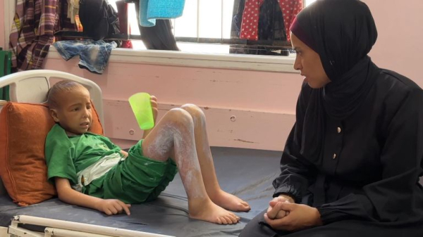 Inside Gaza's Nasser Hospital - where there's virtually no food for malnourished children