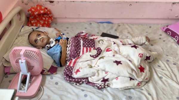 Inside Gaza's Nasser Hospital - where there's virtually no food for malnourished children