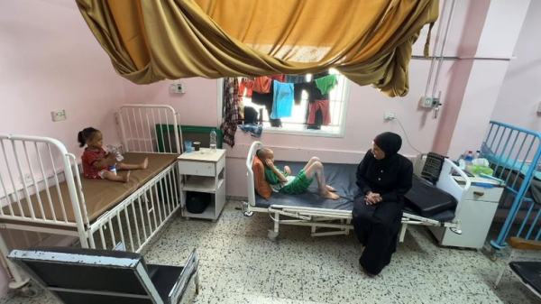 Inside Gaza's Nasser Hospital - where there's virtually no food for malnourished children