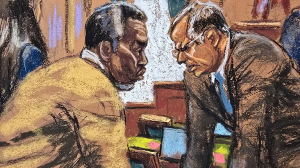 Sean 'Diddy' Combs holds head in his hands as jury reaches a partial verdict Sean 'Diddy' Combs holds head in his hands as jury reaches a partial verdict