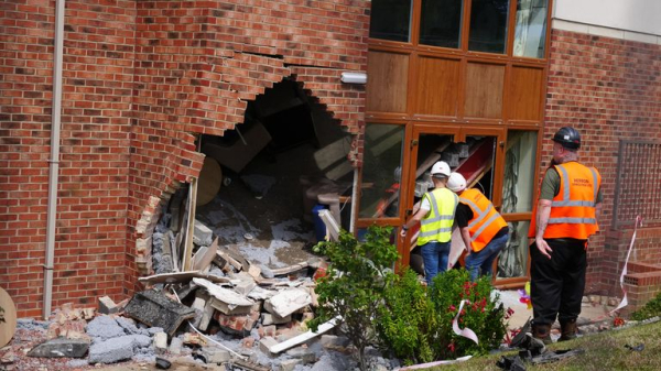 Two women die after BMW crashed into care home during police chase in Sunderland