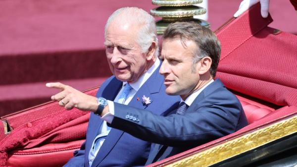 UK and France have 'shared responsibility' to tackle illegal migration, Emmanuel Macron says