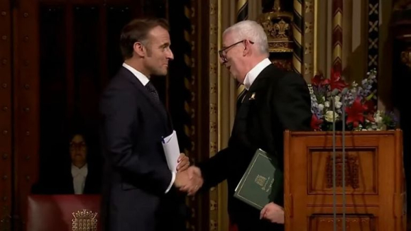 UK and France have 'shared responsibility' to tackle illegal migration, Emmanuel Macron says