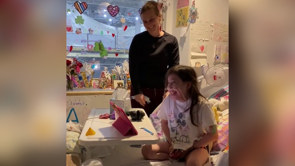 Girl with heart failure calls dad with life-changing message after 200-day hospital stay Girl with heart failure calls dad with life-changing message after 200-day hospital stay
