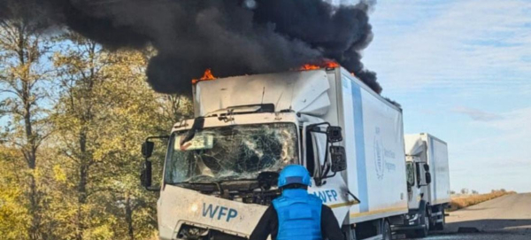 Ukraine: Top humanitarian strongly condemns Russian attack on UN aid convoy
