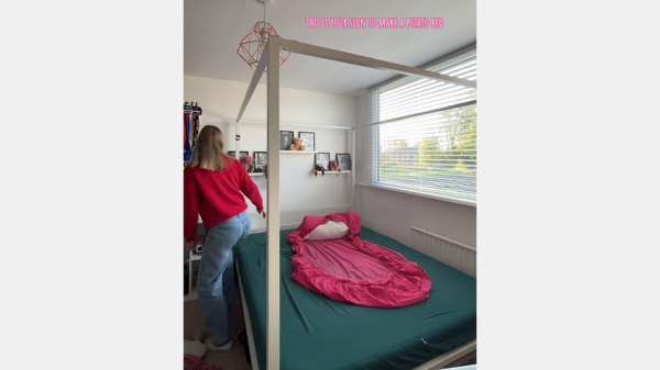 Viral ‘potato bed’ sleep trend has people cozying up for their best night’s rest Viral ‘potato bed’ sleep trend has people cozying up for their best night’s rest